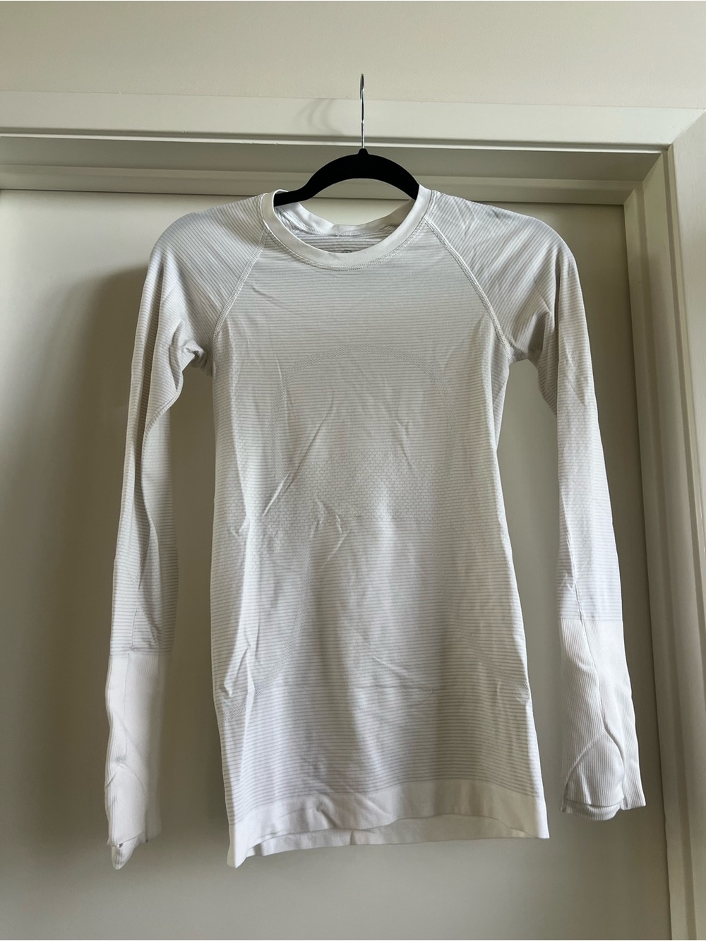 lululemon athletica White Long-Sleeve Seamless Top